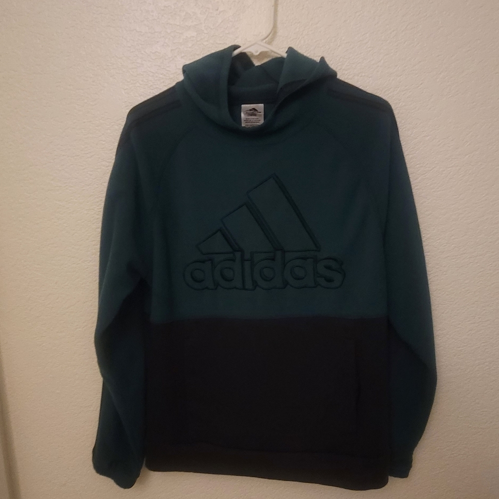 ADIDAS MICROFLEECE PULLOVER HOODIE YOUTH SIZE XL 18/20